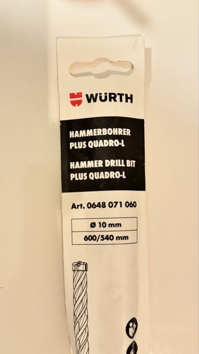 Сверло по бетону 10,12,16мм