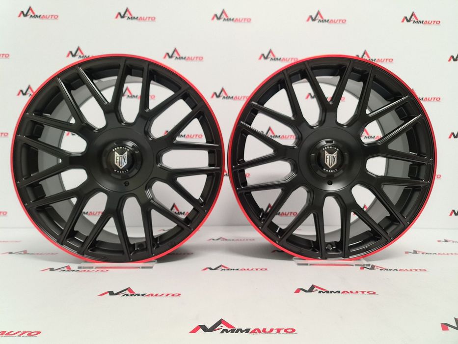 Jantes Fox VR3 Preto Vermelho 18 (Mercedes, BMW, Audi, VW)