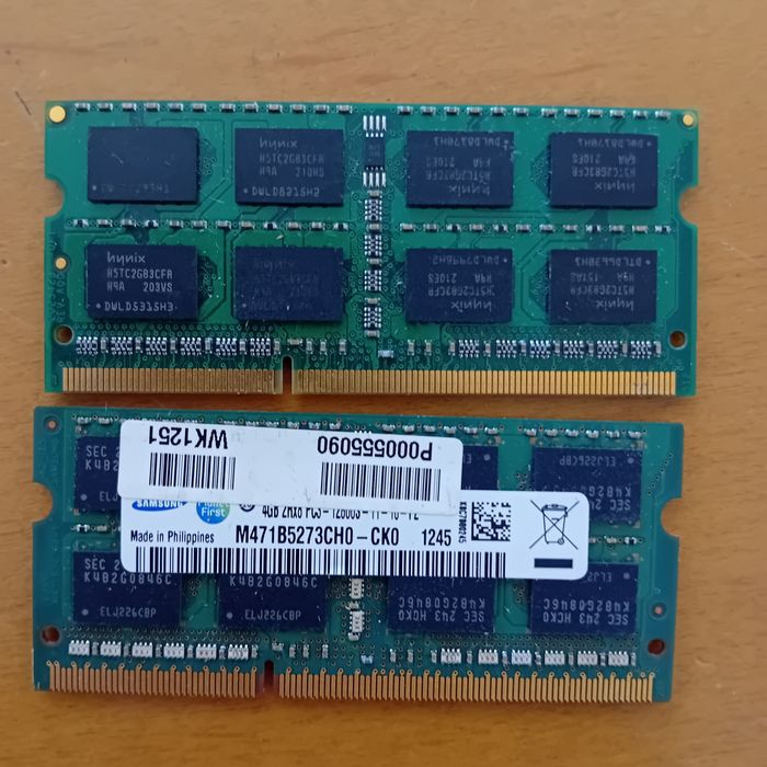 Memórias RAM  4 Gb
