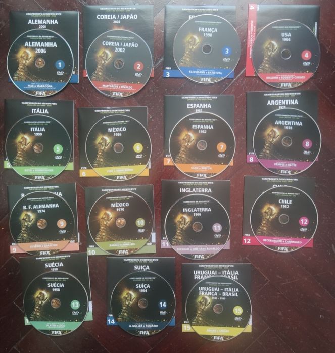 Colecção dos mundiais de futebol