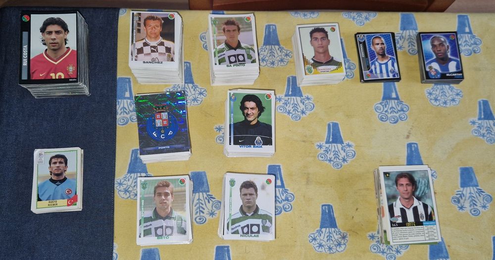 Conjunto de 2000 cromos de caderneta antigas (conjunto ou separado)