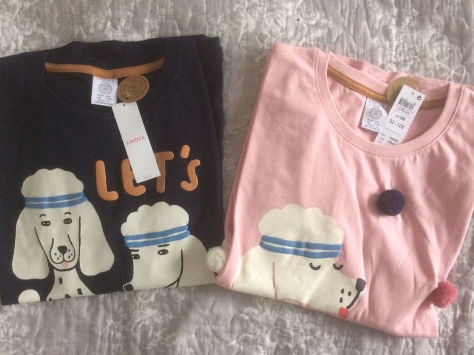 Нові реглани/футболки Lindex р.128