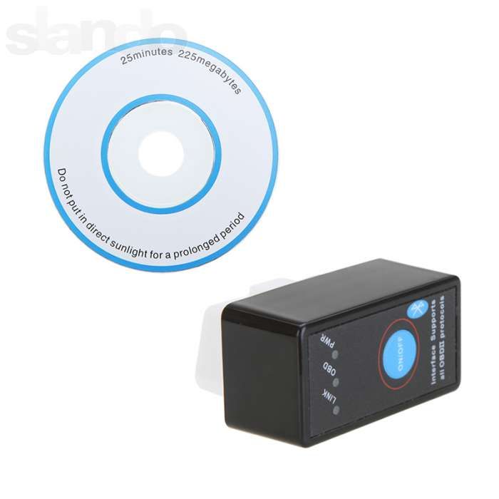 Автосканер V1.5/2.1 OBD2 ELM327 mini Bluetooth с кнопкой ON/OFF