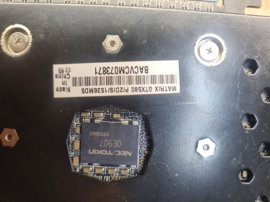 Karta graficzna asus matrix gtx 580