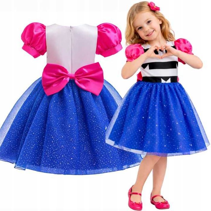 Sukienka strój przebranie Gabi Koci domek Gabi r. M 110/116