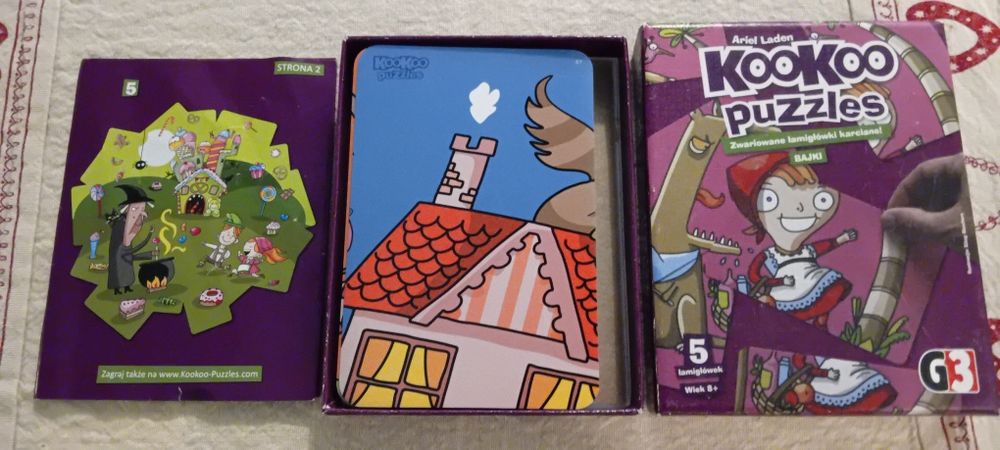 Gra, łamigłówka, puzzle Kookoo 8+.