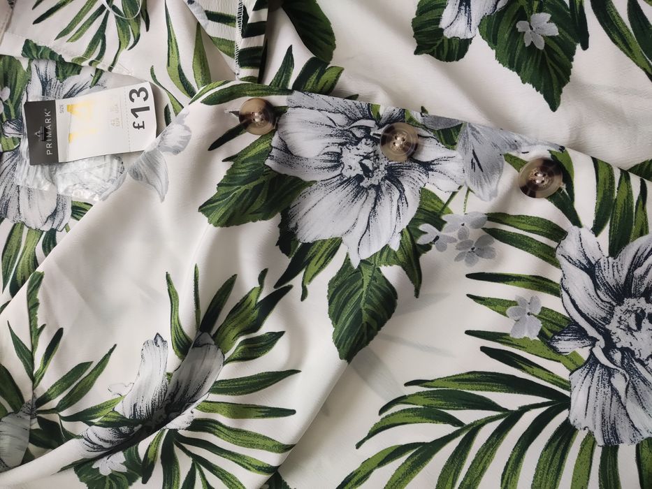 Nowa spódnica na lato 42 XL Primark guziki
