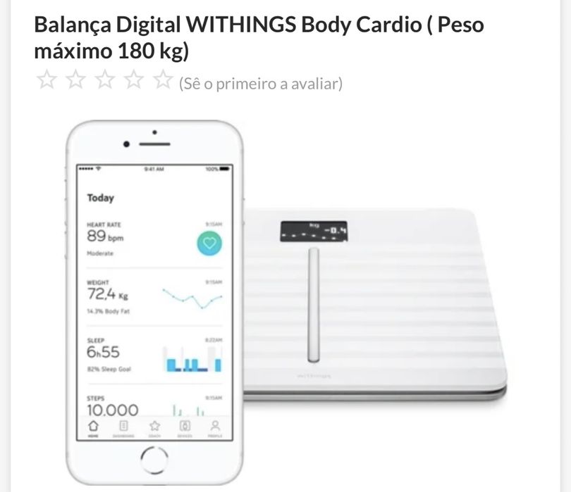 Balança digital withings
