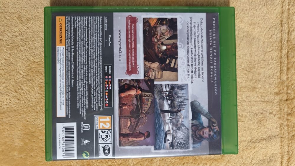 Syberia 3 b.h. Sokal xbox