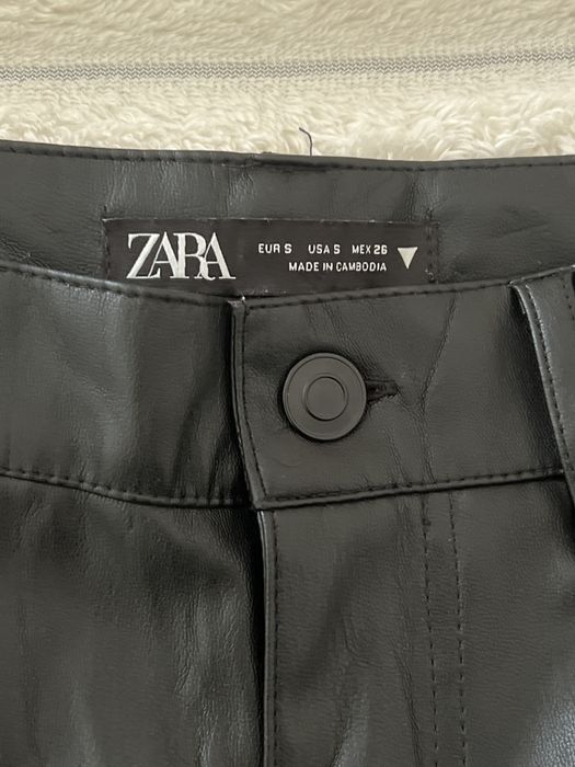 Шкіряні штани, жіночі Zara