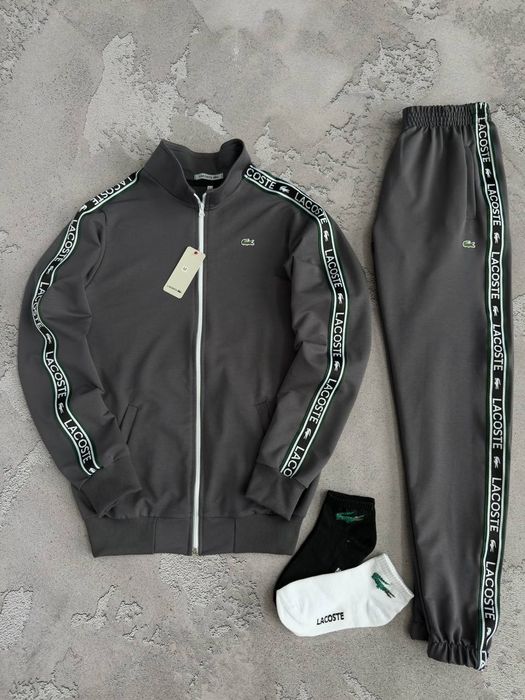 Чоловічий спортивний костюм Lacoste + 2 пари шкарпеток у ПОДАРУНОК