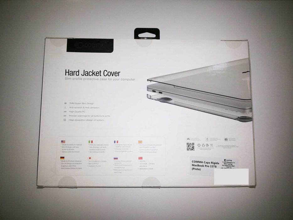MacBook Pro 15'' - Capa Hard-Shell Comma - Cor Preto