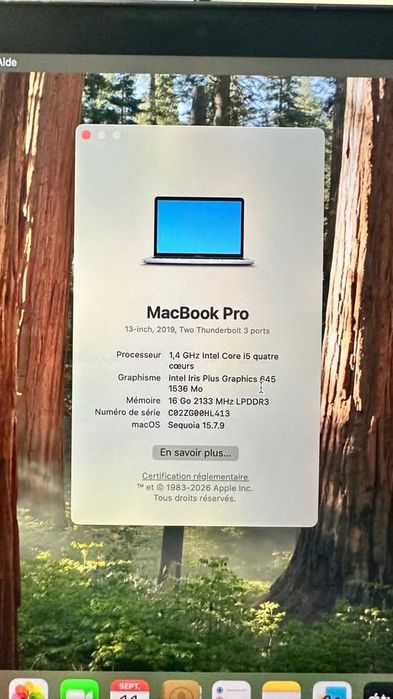 Macbook Pro 13 2019 Touch ID