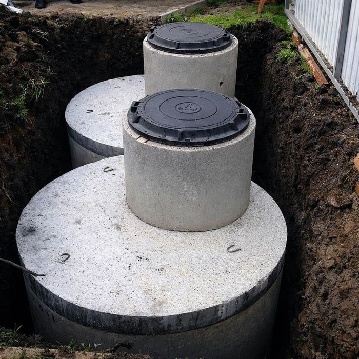 Септик под ключ. Канализация из бетонных колец. Копка и модернизация.