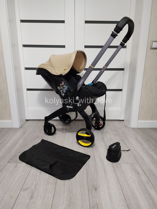 Автокрісло-коляска Doona I оновлена модель sahara beige Дуна