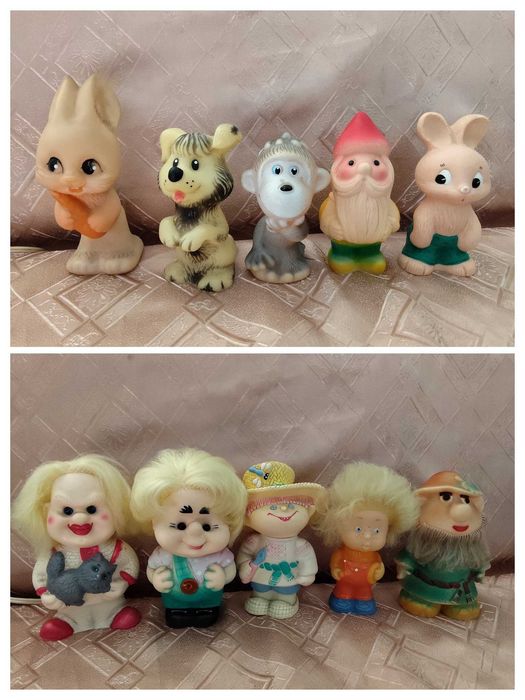 Резиновые игрушки СССР