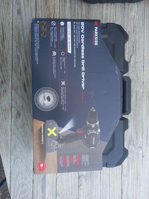 Aparafusador Pakside Performance 20V motor brushless 5 anos de garantia(sem escovas)