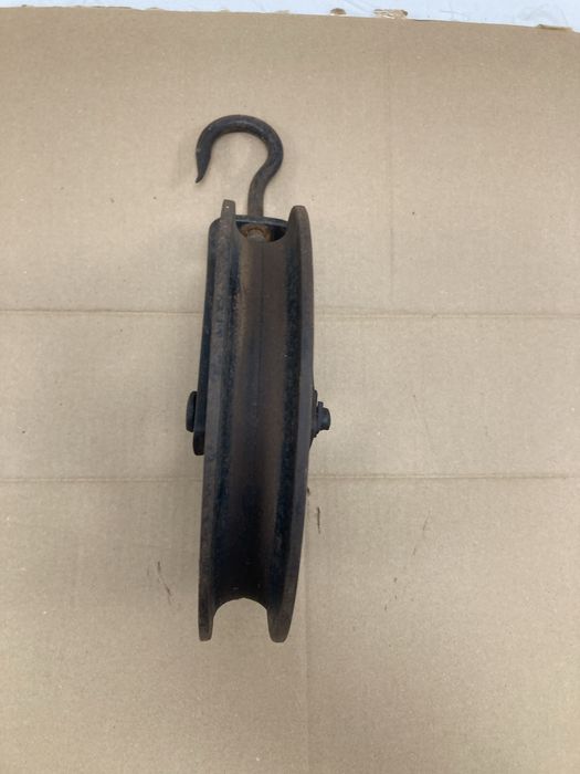 Roldana Antiga de Ferro 20cm Diâmetro
