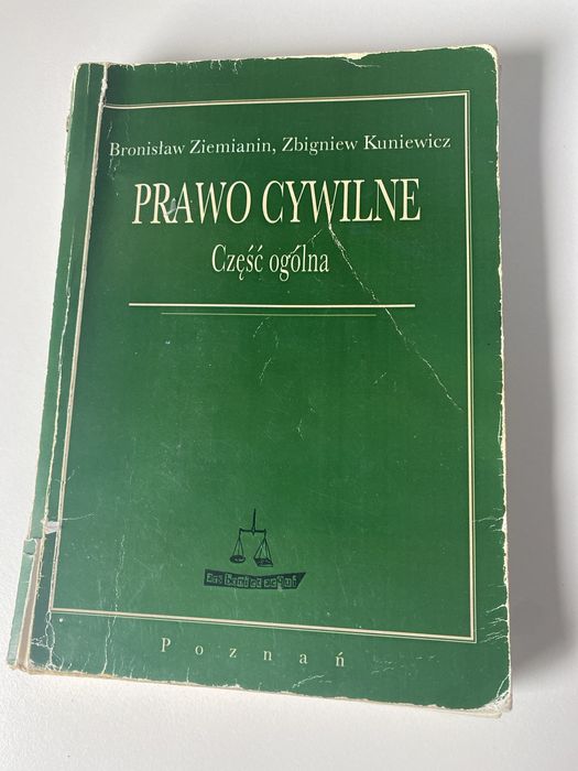Prawo Cywilne część ogólna - Ziemianin, Kuniewicz