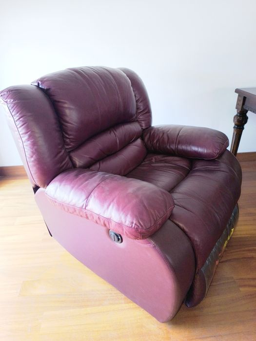 Sofá relax Elétrico em pele
