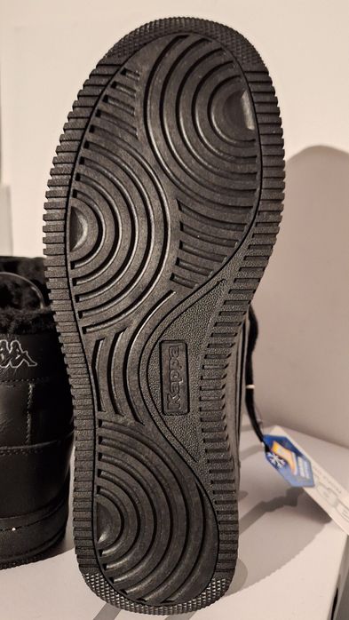 Buty nowe ocieplane zimowe Kappa czarne rozmiar 42