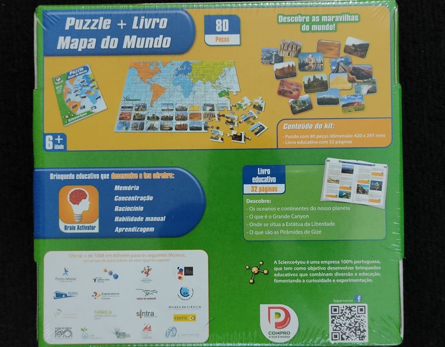 Jogo Mapa do Mundo Science4you