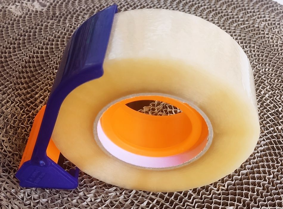 Діспенсер для скотчу 48 мм, 72 мм размотчик для скотча пластиковый