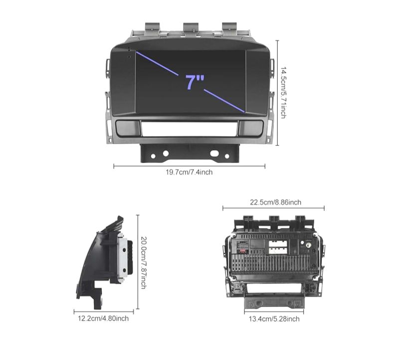 RÁDIO GPS ANDROID 13 OPEL ASTRA J 09-12