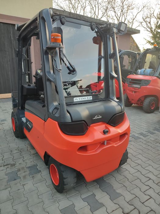 Wózek widłowy Linde E35L TRIPLEX ,wolny skok, 4xsekcja hydrauliczna