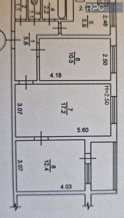Продається 3к. квартира по вул. А.Солов'яненка,8  рк
