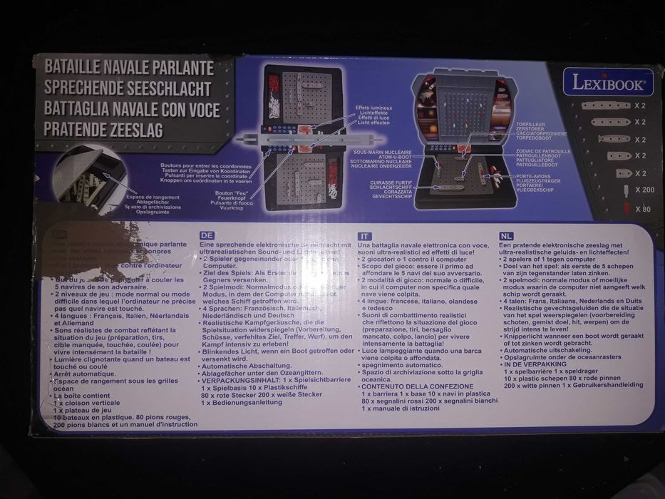 Elektroniczna gra w statki.