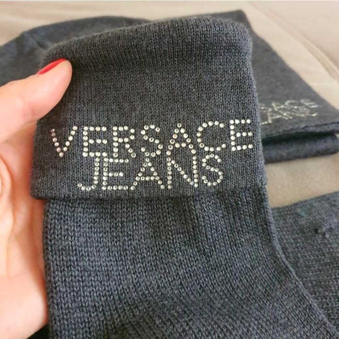 Набор Versace шапка шарф перчатки