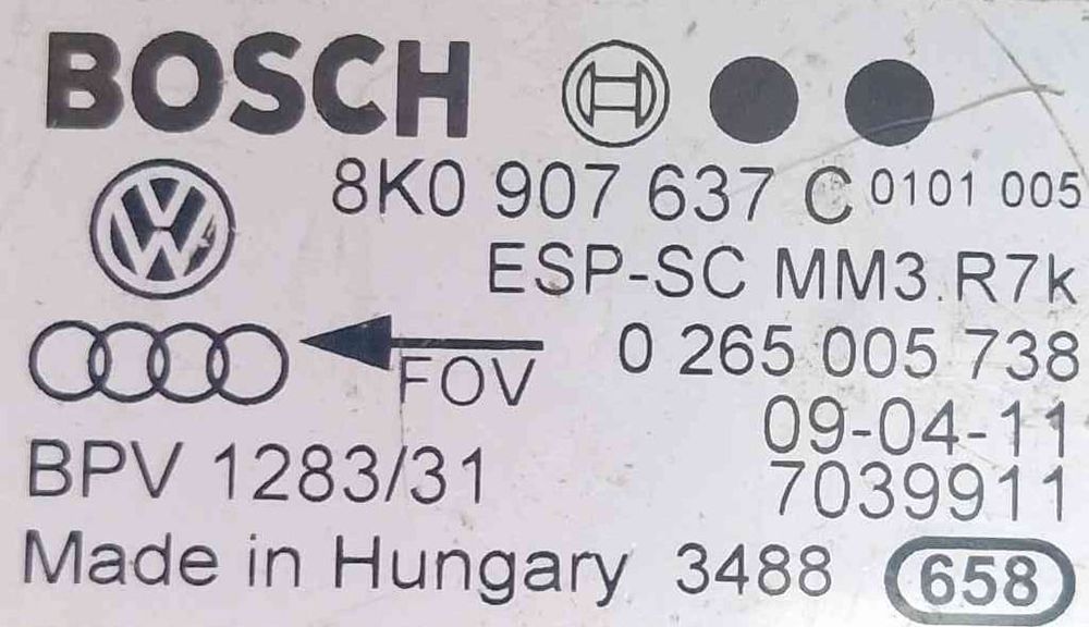 Módulo Eletrónico 8k0907637c - AUDI A4 B6 Avant