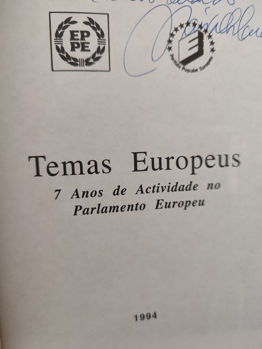 Livro de José Carvalho Cardoso - Temas Europeus