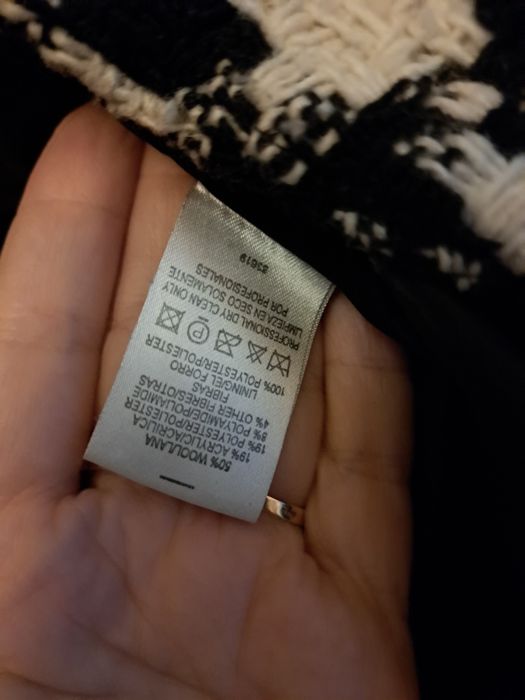 Płaszczyk elegancki w pepitkę