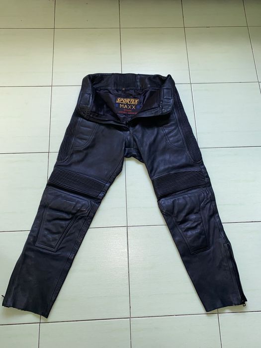 Кожаные мотоштаны Sportex Maxx