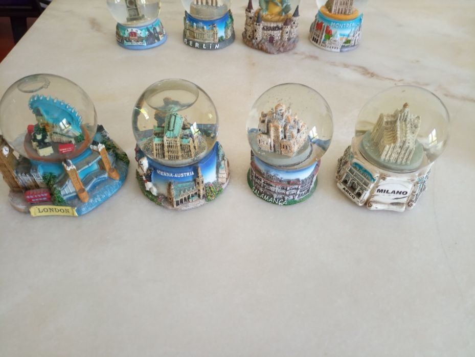 20 Globos de Neve países