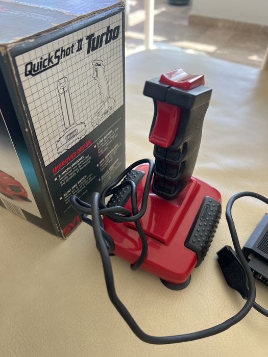 Joystick QuickShot II Turbo (SVI) – Com Caixa Original – Retro Gaming