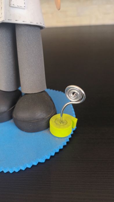 Figura enfermeiro e feltro
