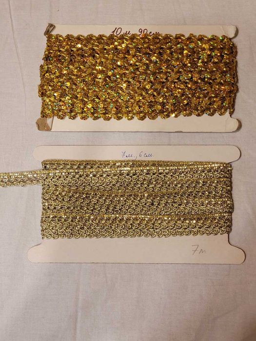 Бахрома из ткани с верёвками (малый метраж - остатки)