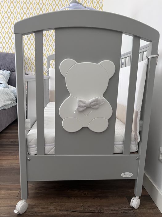 Дитяче ліжечко Azzurra Design Funky Grigio