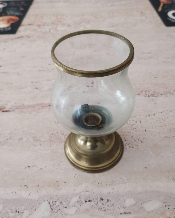 Świecznik, lampa używany 20 cm