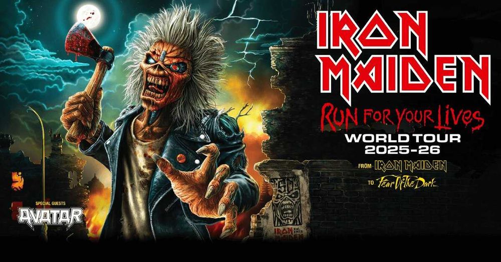 Туры и билеты на концерты Айрон Мэйден Iron Maiden Run For Your Lives