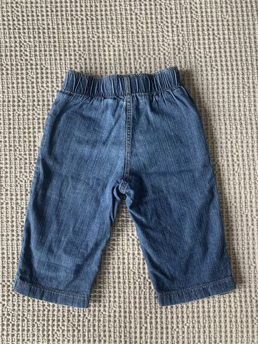 Ciepłe spodenki dla chłopca r.80, jeansy, bardzo fajne :)