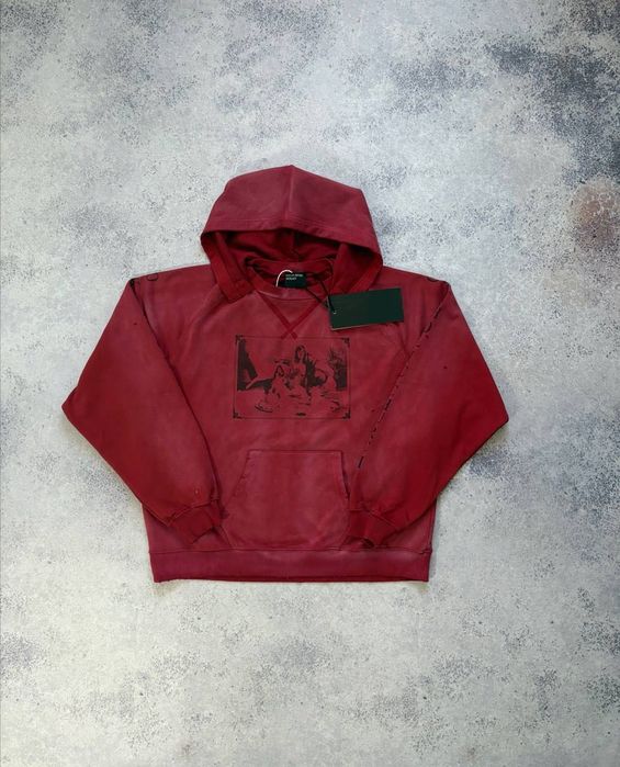 Худі Enfants Riches Deprimes «Oklahoma City Church Afterhood» Hoodie червоне erd S M L