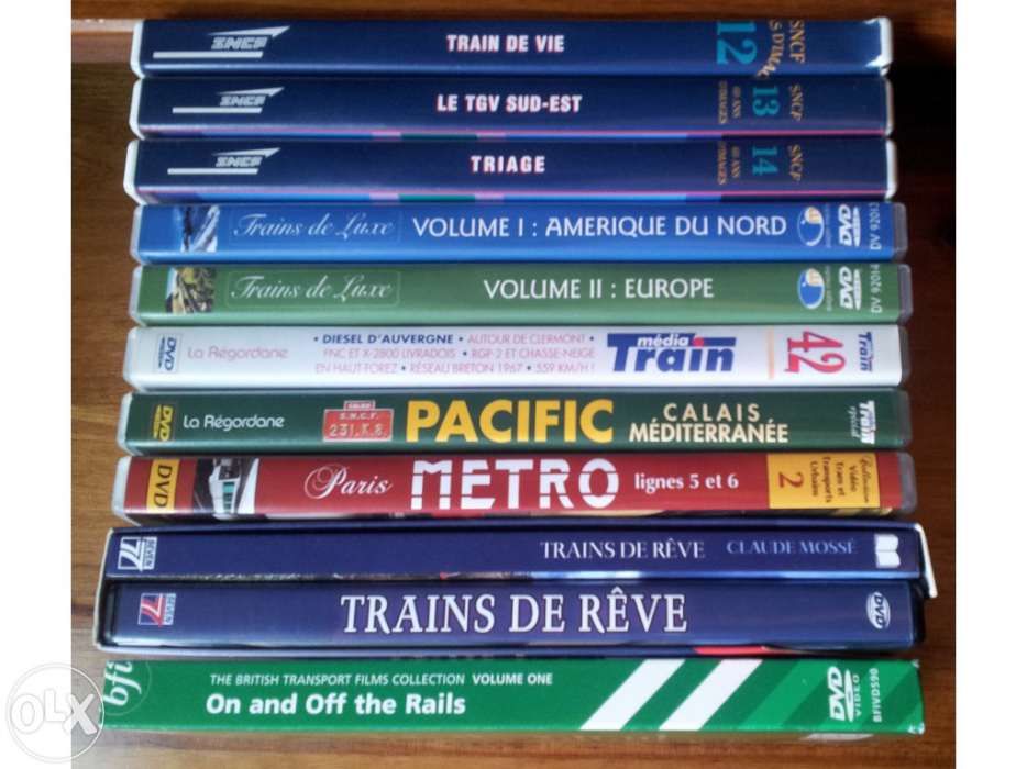 DVDs about Trains "Various"