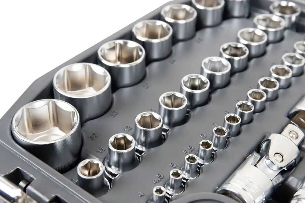 Набір інструментів KRAFT 108 ел хром-ванадій набор головок ключей PL