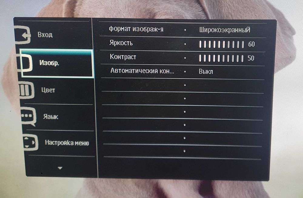 монітор Philips 19 дюймів широкоформатний та має ледпідсвітку