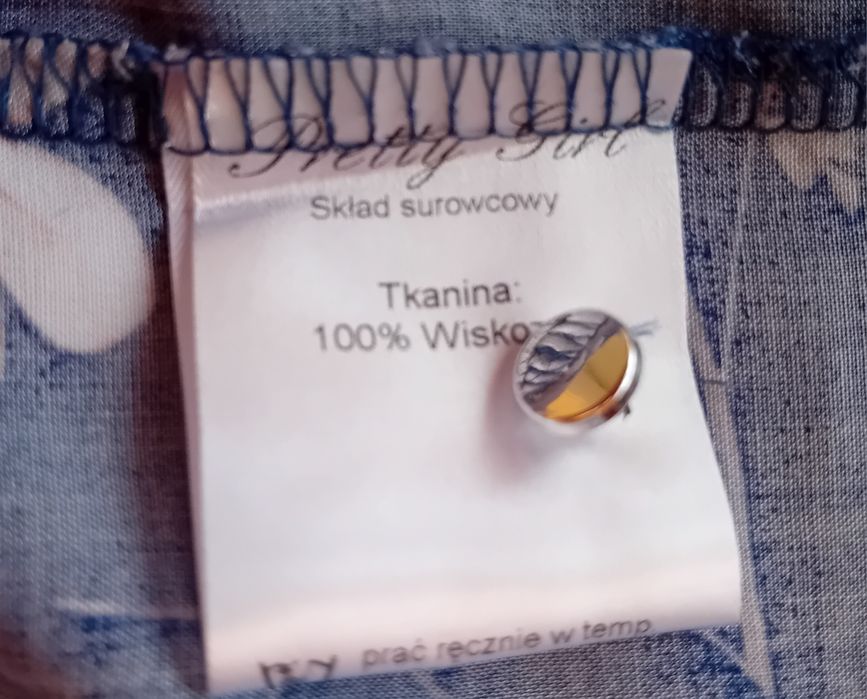 Sprzedam NOWĄ damską sukienkę, kolor chabrowy, rozm. 42