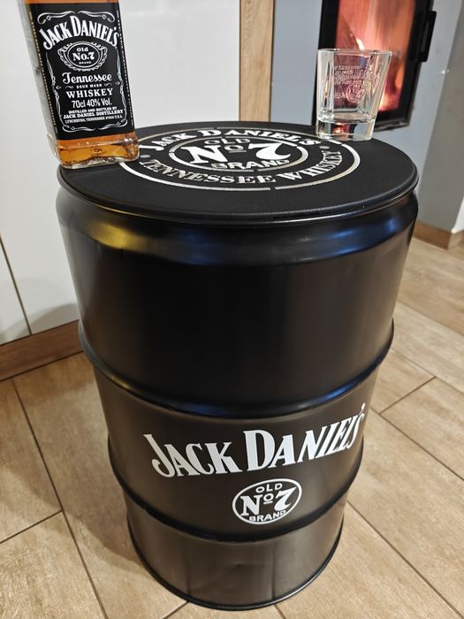 Stolik loft beczka Jack Daniels